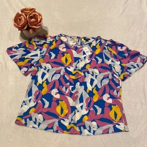 ANN TAYLOR Factory NWT Short Sleeve Top Size M